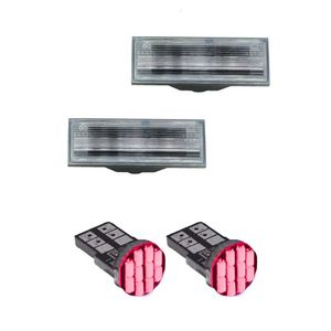 چراغ پلاک خودرو کالانیکس مدل ek 132red 10703 مناسب برای پراید 132  به همراه لامپ مجموعه 4 عددی